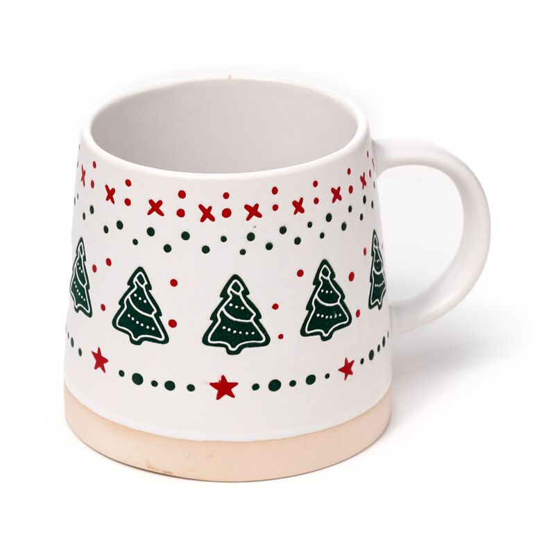 Stoneware Mug - Christmas Tree