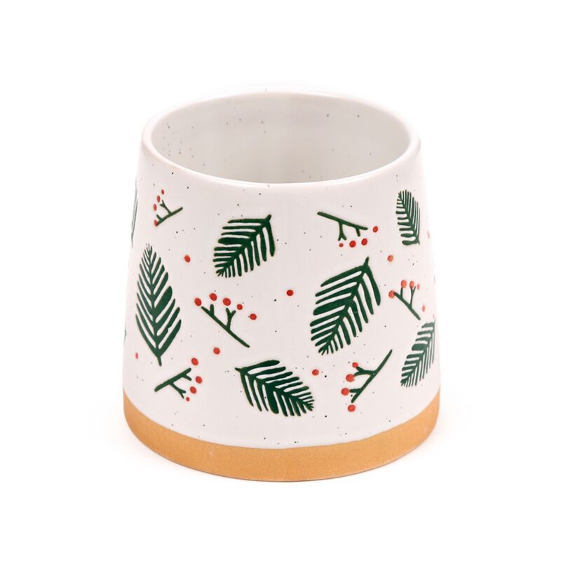 Stoneware Mug - Pine Sprigs & Berries