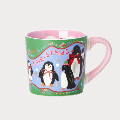 Cosy Penguins Christmas Mug