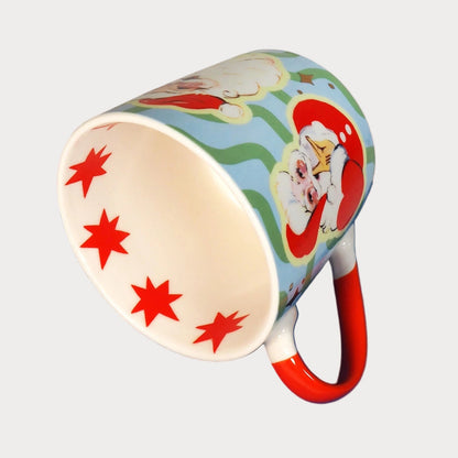 Retro Santa Christmas Mug
